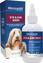 Manna Pro MicrocynAH Ear & Eye Wash Pet Treatment, 3-fl oz bottle