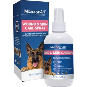 Manna Pro MicrocynAH Wound & Skin Care Pet Spray, 3-fl oz bottle