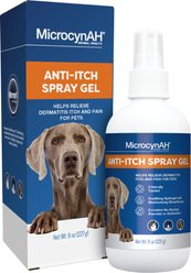 Manna Pro MicrocynAH Anti-Itch Pet Spray Gel, 8-fl oz bottle