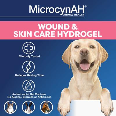 Show full view: Manna Pro MicrocynAH Wound & Skin Care Pet Gel, 8-oz tube slide 3 of 6