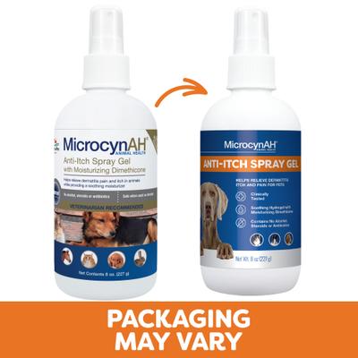 Show full view: Manna Pro MicrocynAH Anti-Itch Pet Spray Gel, 8-fl oz bottle slide 6 of 6