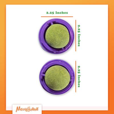 Show full view: Meowijuana Purrple Passion Stick 'n' Lick Compressed Catnip, 2 count slide 8 of 9