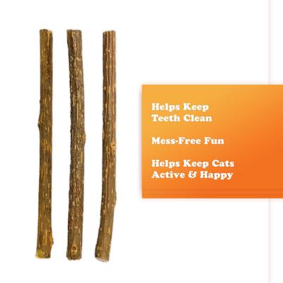 Show full view: Meowijuana King Sized Silvervine Cat Sticks, 6 count slide 4 of 10