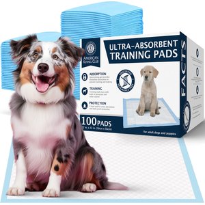 American Kennel Club Dog Training Pads, 22 x 22-in, Unscented, 100 count