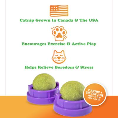 Show full view: Meowijuana Purrple Passion Stick 'n' Lick Compressed Catnip, 2 count slide 6 of 9