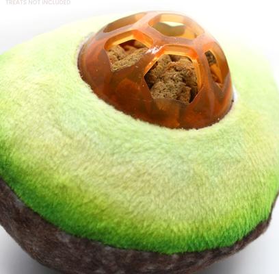 Show full view: Meowijuana Knock 'n' Nibble Avocado Refillable Treat Dispensing Cat Toy slide 6 of 11