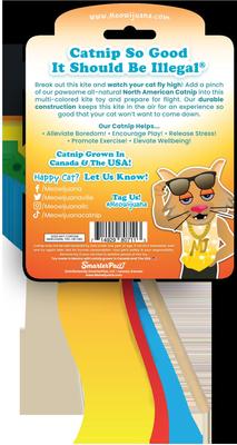 Show full view: Meowijuana Get Higher than a Kite Wand Refillable Plush Cat Toy with Catnip slide 8 of 8