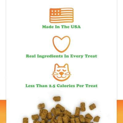 Show full view: Meowijuana Crunchie Munchies Salmon Flavored Cat Treats, 3-oz bag slide 4 of 8