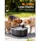 Show in main carousel: Pokpet Stainless Steel Dog & Cat Water Fountain, Black, 2.6-gal slide 3 of 12
