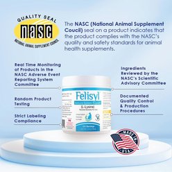 Felisyl L-Lysine Granules Immune System Support, Salmon Flavor for Cats, 3.5-oz jar slide 2 of 9