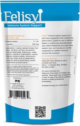 Felisyl Chicken Flavored Soft Chew L-Lysine Respiratory & Immune Supplement for Cats, 60 count slide 2 of 8