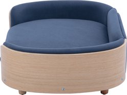 Bencmate Scandinavian Style Elevated Sofa Dog Bed, Blue slide 2 of 9