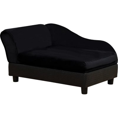 Bencmate Bencmate Sofa with Tufted Cushion & Under-Seat Storage Dog Bed, Black