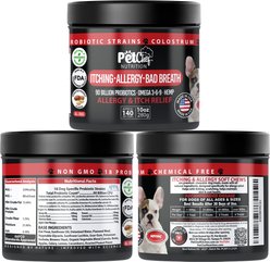 Pet Chef All Natural Omega 3 & Salmon Oil Peanut Butter Flavored Soft Chew Allergy Support Supplement for Dogs, 10-oz jar slide 2 of 5