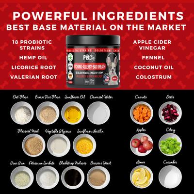 Show full view: Pet Chef All Natural Omega 3, Salmon Oil & Bacon Flavored Soft Chew Allergy Support Supplement for Dogs, 10-oz jar, 140 count slide 7 of 11