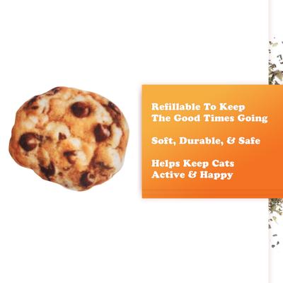 Show full view: Meowijuana Refillable Get Baked Catnip Cookie Cat Toy slide 3 of 9