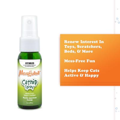 Show full view: Meowijuana Catnip Spray, 1-oz bottle slide 5 of 8