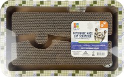 Tugzelle Patchwork Maze Cat Scratcher Toy with Catnip, Green, 17 x 11 x 2.25-in slide 2 of 4