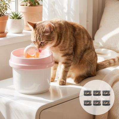 Show full view: Happy & Polly Sweet Donut Cat Water Fountain, 50-oz slide 2 of 9