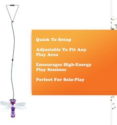 Meowijuana Jump 'n' Jamb Flashy Dragonfly Cat Teaser Toy with Catnip slide 2 of 8