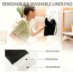 Gapzer Rolling Travel Carriers with Removable Wheels & Telescopic Handle for Medium/Large Cats & Small Dogs, Red, 18.5 x 11.8 x 11.8-in slide 2 of 9