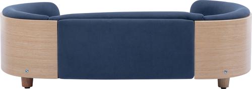 Show full view: Bencmate Scandinavian Style Elevated Sofa Dog Bed, Blue slide 7 of 9