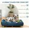 Show in main carousel: Bencmate Elevated Sofa Dog Bed with Removable Cushion, Blue slide 3 of 8