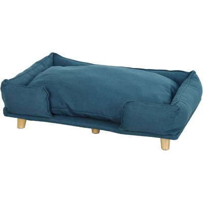 Bencmate Bencmate Elevated Sofa Dog Bed with Removable Cushion, Blue