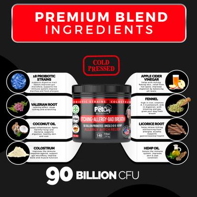 Show full view: Pet Chef Natural Organic No Chemicals Peanut Butter Flavored Soft Chew Immune Allergy Supplement for Dogs, 10-oz jar slide 6 of 7