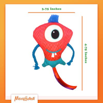 Show full view: Meowijuana Refillable Get Silly Ruby Rascal Cat Plush Toy with Catnip slide 8 of 9