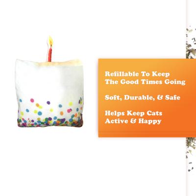 Show full view: Meowijuana Refillable Get Lit Cake Cat Toy slide 4 of 10