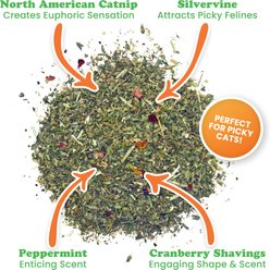 Meowijuana Santa's Secret Stash Peppermint, Cranberry, Silvervine Blend Catnip, 20-g tube slide 2 of 5