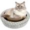 Show in main carousel: Tugzelle Meow Plaid Maze Cat Scratcher Toy with Catnip, Green, 13 x 13 x 2.25-in slide 1 of 4