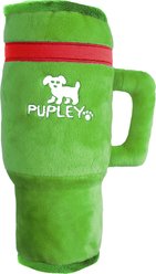 Snugarooz Jumbo Pupley Squeaky Plush Dog Toy, Green