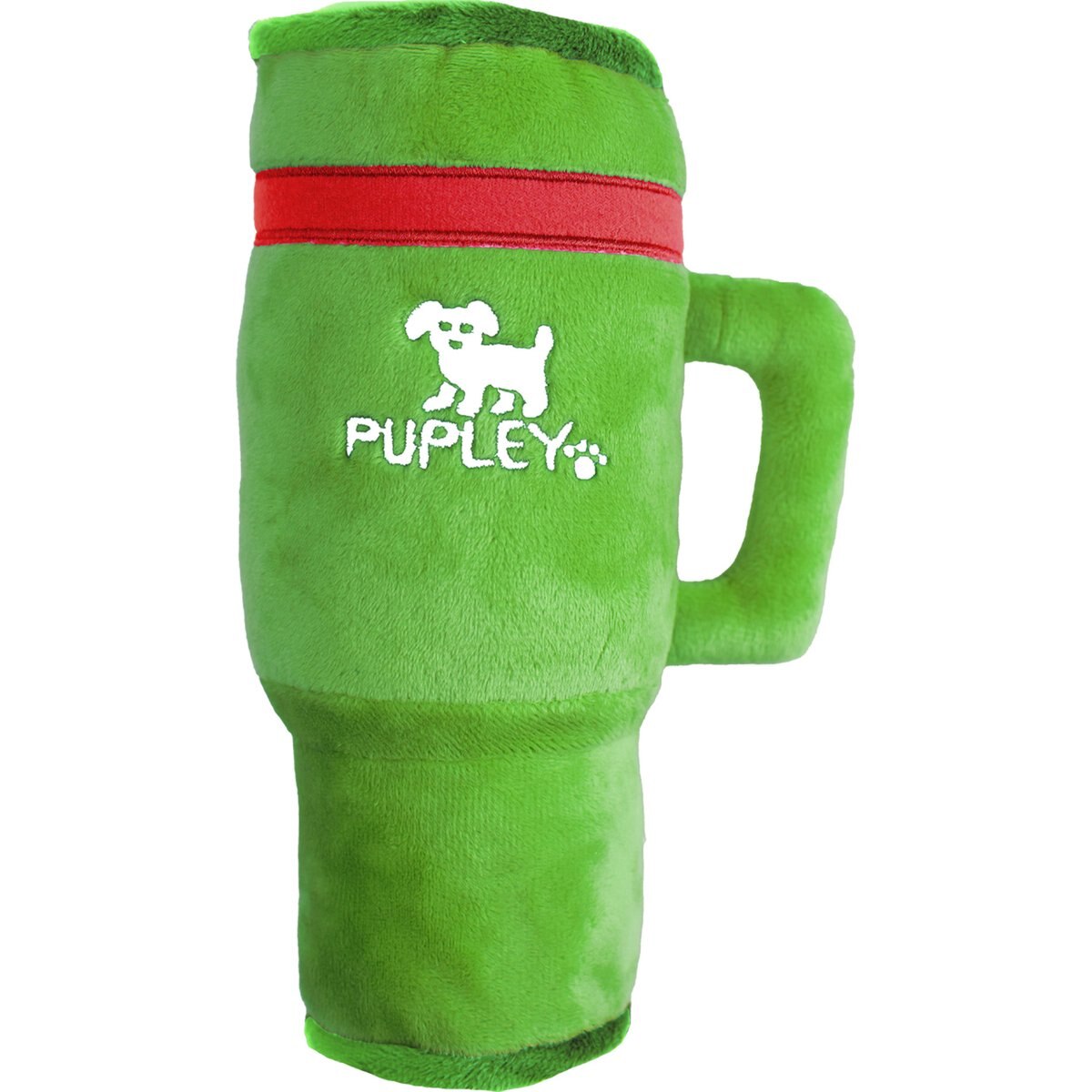 Snugarooz Jumbo Pupley Squeaky Plush Dog Toy, Green