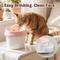 Show in main carousel: Happy & Polly Sweet Donut Ceramic Cat Water Fountain, Pink, 33-oz slide 5 of 10