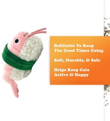 Meowijuana Refillable Get Wrapped Sushi Cat Toy slide 2 of 8