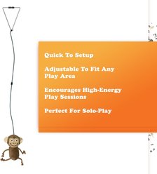 Meowijuana Jump 'n' Jamb Get the Monkey Off Your Back Refillable Swinging Door Jamb Cat Toy slide 2 of 8