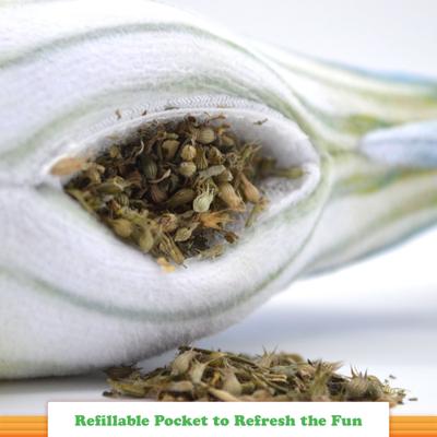 Show full view: Meowijuana Get Hooked Big Kahuna Tuna Refillable Plush Cat Toy with Catnip slide 5 of 9