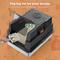 Show in main carousel: JOEJOY Enclosed Stainless Steel Litter Box with Lid, XXX-Large, Black slide 9 of 9