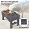 Show in main carousel: UPSKY 3-in-1 Stainless Steel Slow Feeder Elevated Dog Bowl, Grey slide 8 of 10