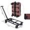 Show in main carousel: Gapzer Rolling Travel Carriers with Removable Wheels & Telescopic Handle for Medium/Large Cats & Small Dogs, Red, 18.5 x 11.8 x 11.8-in slide 3 of 9