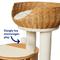 Show in main carousel: Frisco Wicker 39-in Luxe Cat Tree with Wooden Condo slide 4 of 10