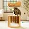 Show in main carousel: Frisco Wicker 29-in Luxe Cat Tree with Wooden Condo slide 1 of 9