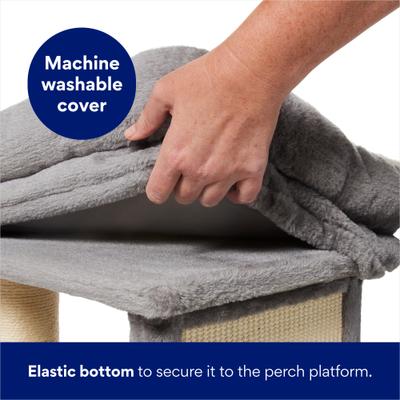 Show full view: Frisco Heavy Duty 21-in Extra Wide Perch Cat Tree with Sisal Scratcher slide 6 of 9