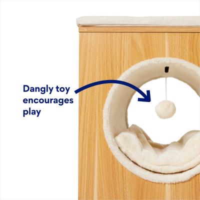 Show full view: Frisco Wooden 20-in Cat Tunnel with Ball Track & Sisal Scratching Mat slide 5 of 7