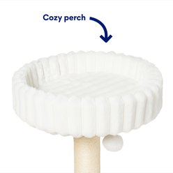 Frisco 20-in UltraCozy Cat Tree with Ball Track slide 2 of 7
