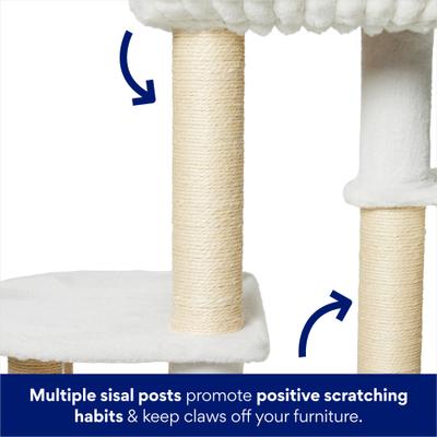 Show full view: Frisco 38-in UltraCozy Cat Tree with Ball Track slide 7 of 9