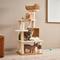 Show in main carousel: Frisco Wicker 51-in Luxe Cat Tree with Wooden Condo slide 1 of 8
