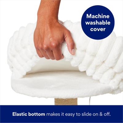 Show full view: Frisco 20-in UltraCozy Cat Tree with Ball Track slide 6 of 8